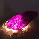 Purple Sapphire 175.90 Ct Natural Loose Gemstone CERTIFIED Uncut Raw Rough AR-2291